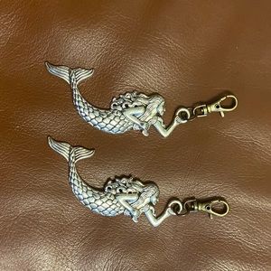 Mermaid keychains (pair)